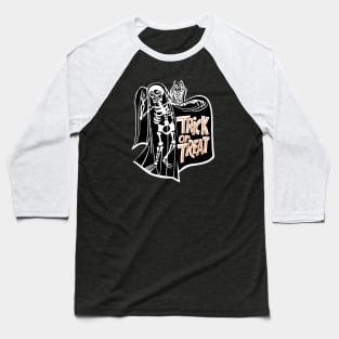 Halloween - Skeleton Ghost Baseball T-Shirt